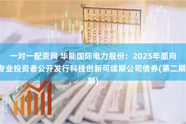 一对一配资网 华能国际电力股份：2025年面向专业投资者公开发行科技创新可续期公司债券(第二期)